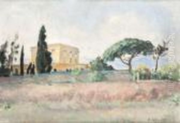 Vue D'une Villa Oil Painting by Henri Lebasque