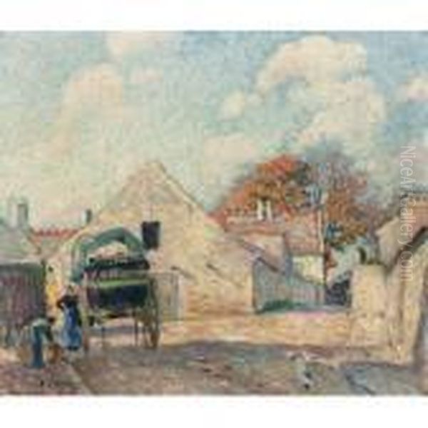 Montevrain Oil Painting by Henri Lebasque