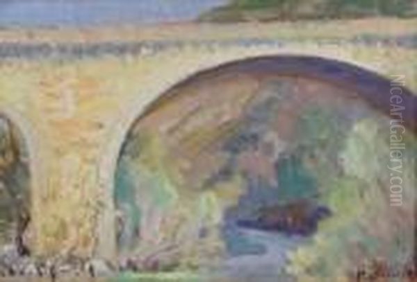 Etude Pour Un Petit Pont Oil Painting by Henri Lebasque