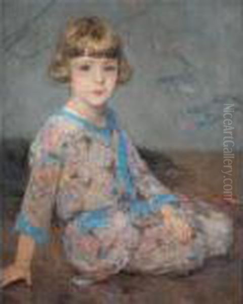 Jeune Garcon Au Kimono Oil Painting by Henri Lebasque