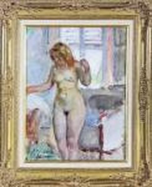 Nue Devant La Fenetre Oil Painting by Henri Lebasque