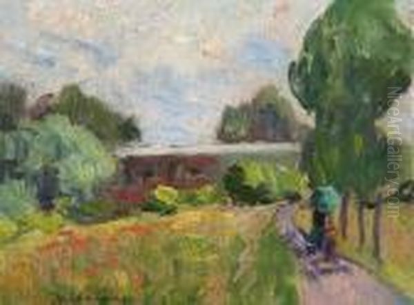 Promenade Champetre Oil Painting by Henri Lebasque