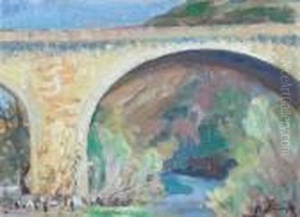 Pont En Provence Oil Painting by Henri Lebasque