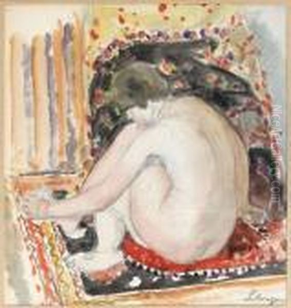 Jeune Fille A Sa Toilette by Henri Lebasque