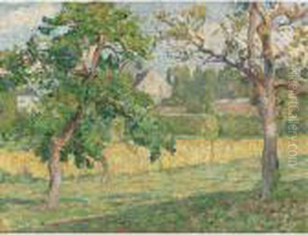 Paysage Aux Environs De Compiegne Oil Painting by Henri Lebasque