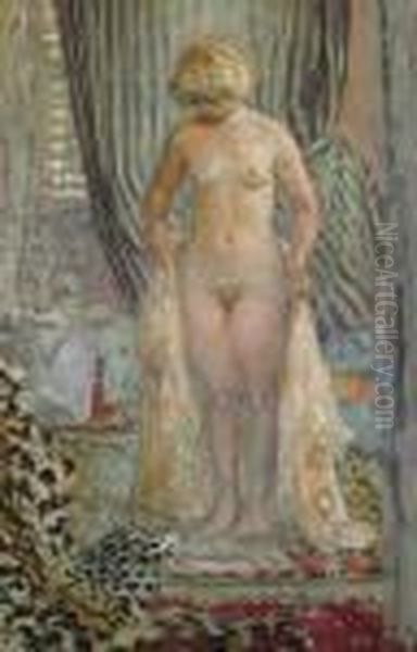 Femme Nue Oil Painting by Henri Lebasque