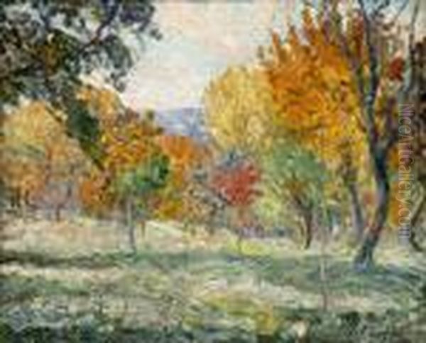 Paysage Aux Arbres Oil Painting by Henri Lebasque