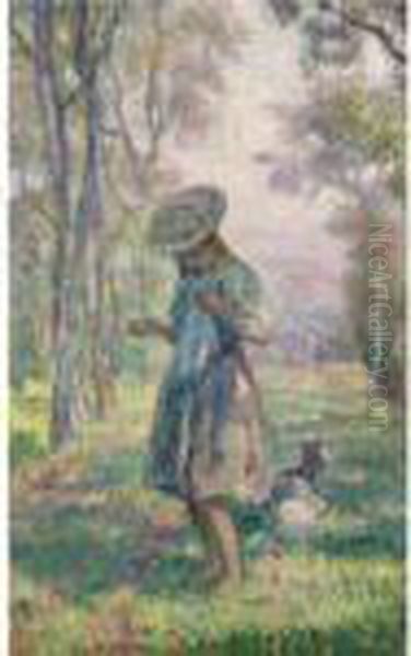 La Foret De Pierrefonds Oil Painting by Henri Lebasque