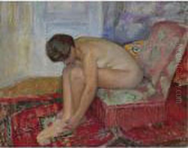 Femme Nue Assise by Henri Lebasque