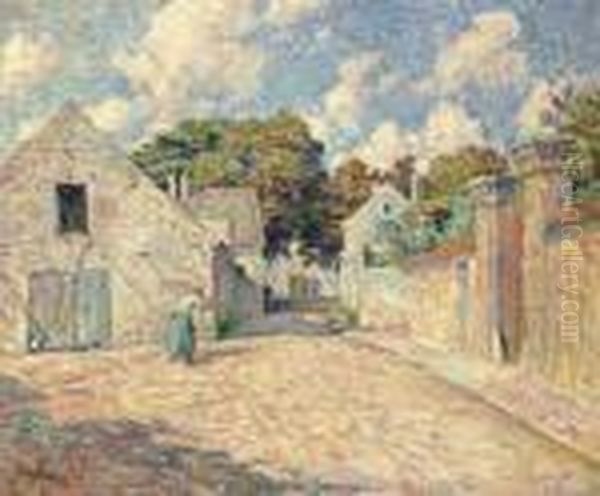 Entree Du Village Oil Painting by Henri Lebasque