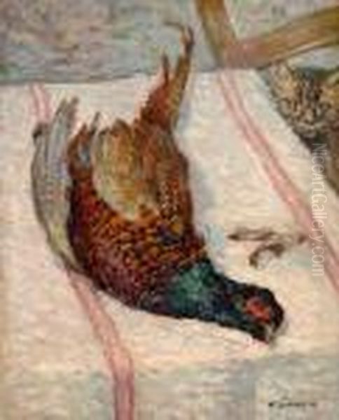 Le Chat Et Le Faisan Oil Painting by Henri Lebasque