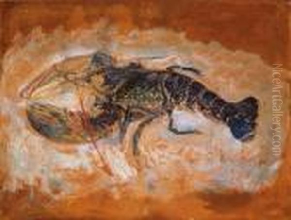 L'homard Oil Painting by Henri Lebasque