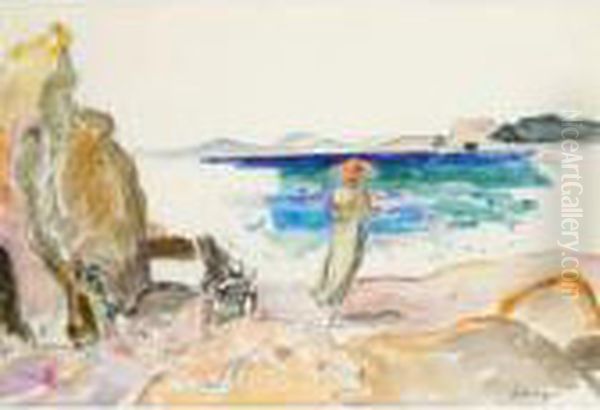 Au Bord De La Mer Oil Painting by Henri Lebasque