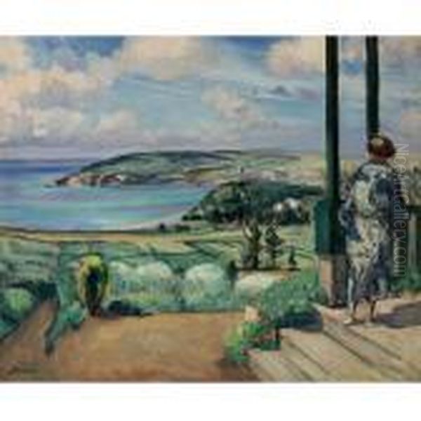 La Baie De Morgat Oil Painting by Henri Lebasque