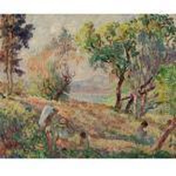 Paysage Oil Painting by Henri Lebasque