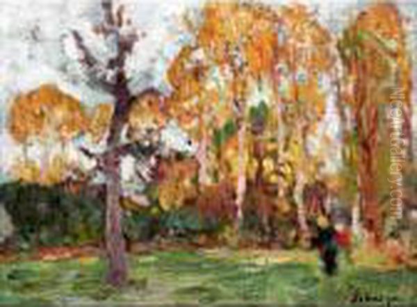 Promenade En Foret Oil Painting by Henri Lebasque