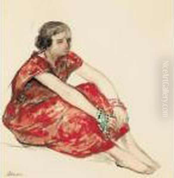 Marthe, La Femme De L'artiste Oil Painting by Henri Lebasque