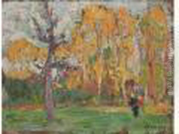 Sous-bois Oil Painting by Henri Lebasque