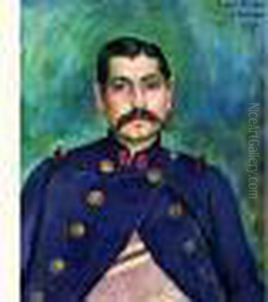 Le Poilu Cassignol, 1915. Oil Painting by Henri Lebasque