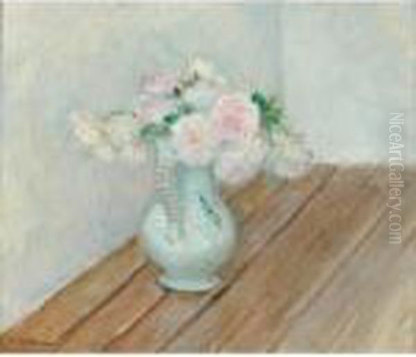 Roses Dans Un Pichet Oil Painting by Henri Lebasque