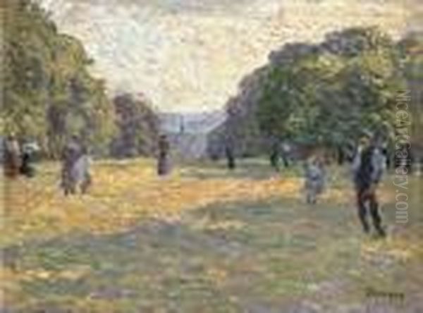 Le Parc Monceau Oil Painting by Henri Lebasque