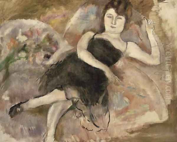 La robe du soir Oil Painting by Jules Pascin