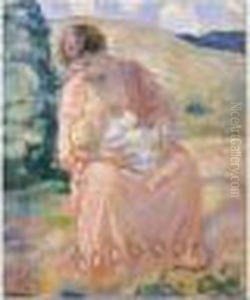 Maternite Oil Painting by Henri Lebasque