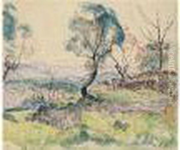 Paysage Du Midi Oil Painting by Henri Lebasque