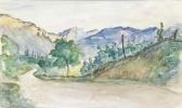 Paysage Oil Painting by Henri Lebasque