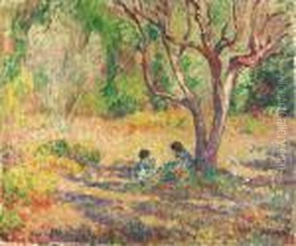 Jeux L'ombre Du Jardin Oil Painting by Henri Lebasque