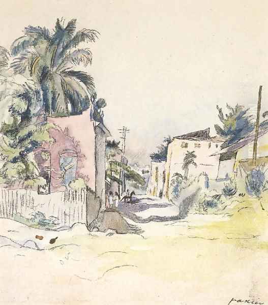 Cuba Oil Painting by Jules Pascin