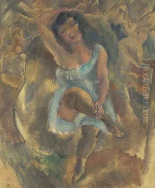 La Havane Oil Painting by Jules Pascin