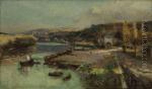 Le Bas-meudon Oil Painting by Albert Lebourg