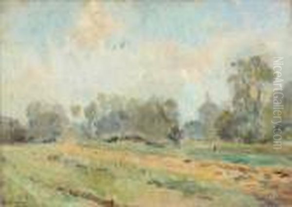 Hondouville Oil Painting by Albert Lebourg