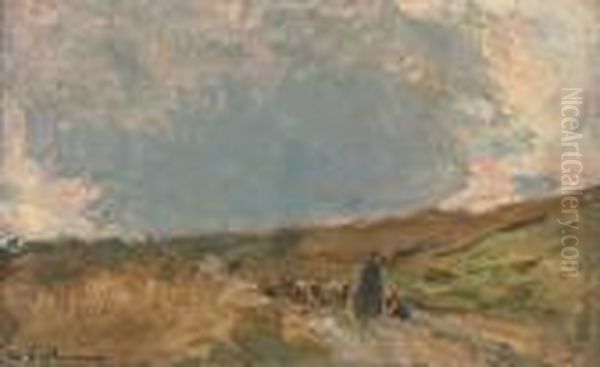 Paysage Oil Painting by Albert Lebourg