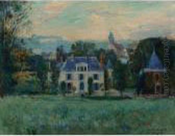 Le Maison De Paulin Oil Painting by Albert Lebourg