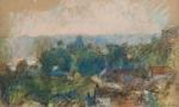 Paysage Oil Painting by Albert Lebourg