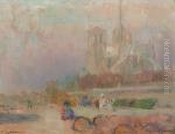 Notre-dame De Paris by Albert Lebourg