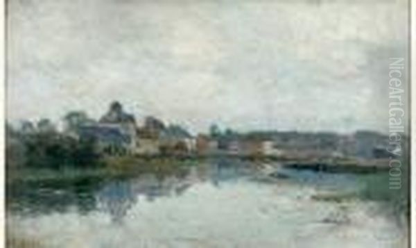 La Seine Oil Painting by Albert Lebourg