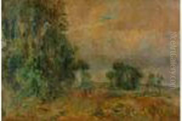 Paysage Oil Painting by Albert Lebourg