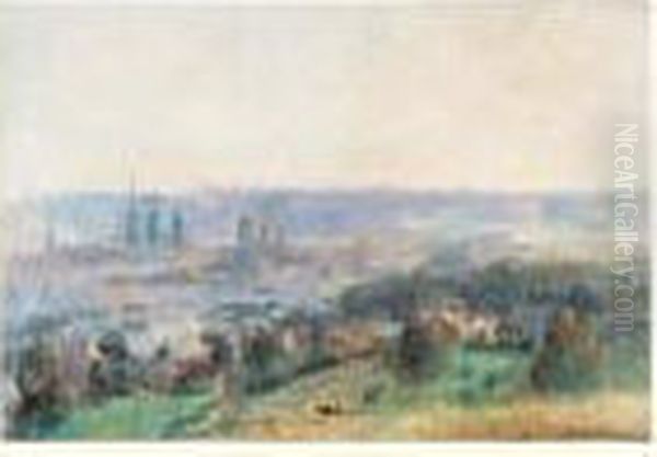 Rouen Oil Painting by Albert Lebourg