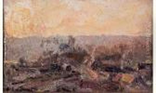 Paysage Oil Painting by Albert Lebourg