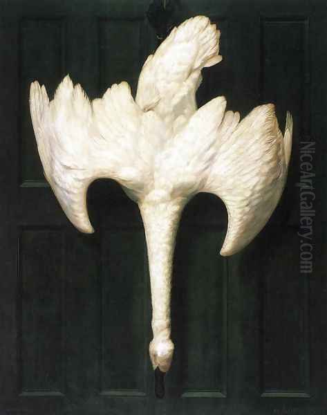 The Trumpeter Swan Oil Painting by Alexander Pope