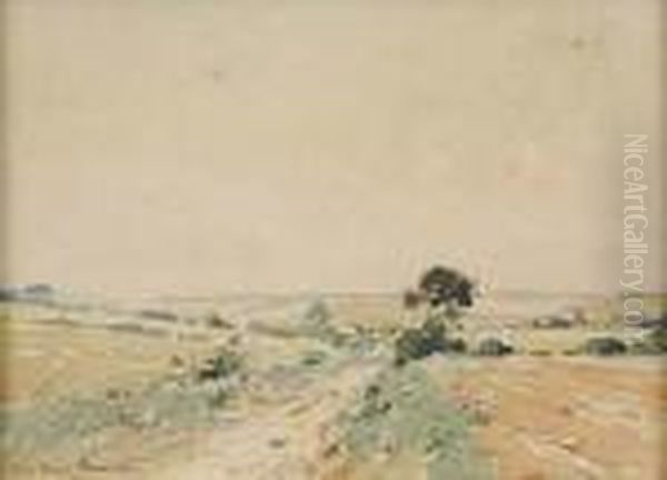 Chemin De Campagne Oil Painting by Paul Emile Lecomte