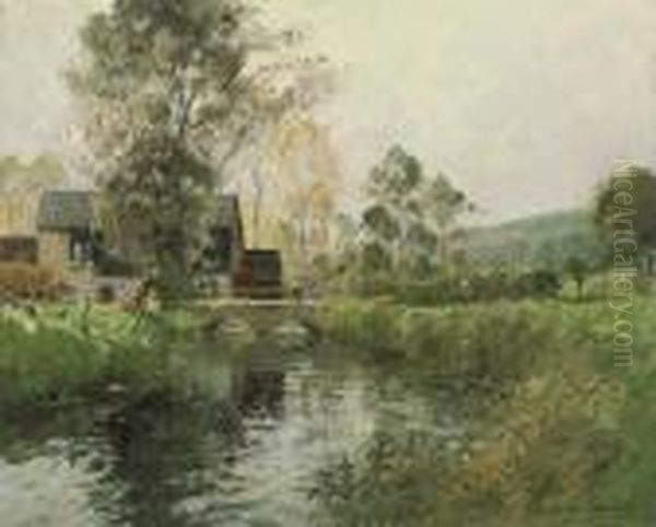 Le Moulin De Grainville Oil Painting by Paul Emile Lecomte