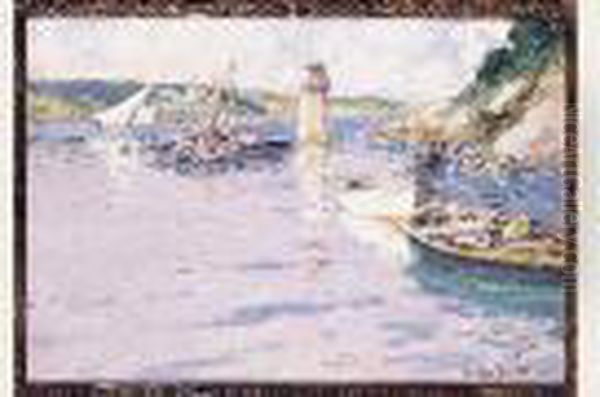 Marine Oil Painting by Paul Emile Lecomte