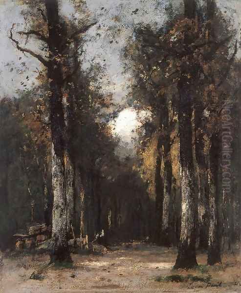 The Depth of the Forest 1877 2 Oil Painting by Laszlo Paal