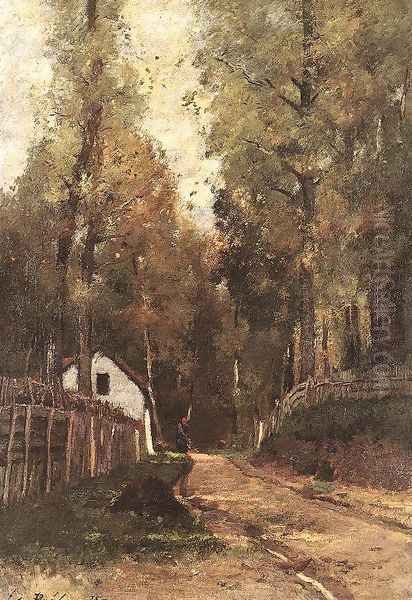 Morning in the Forest 1875 2 Oil Painting by Laszlo Paal