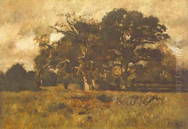 Wind of October 1876 Oil Painting by Laszlo Paal