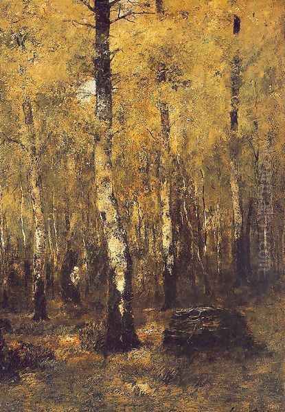 The Depth of the Forest 1877 Oil Painting by Laszlo Paal